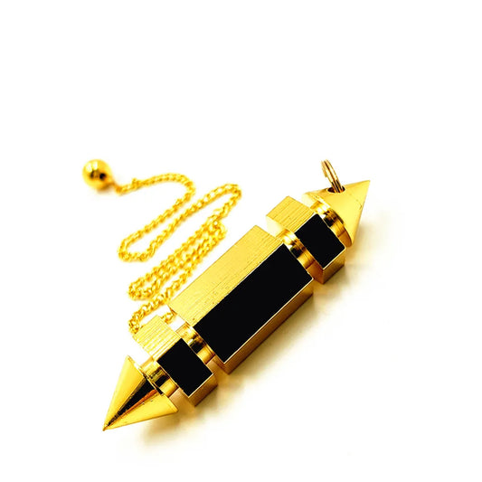 Songlong Pendule for Reiki Copper Pendant Divinatio Shape Hexagonal Pendulum Therap Pendulo
