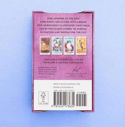 Cat Tarot Deck – Classic Tarot Cards with Cat-Themed Illustrations, 78 Cards & Guidebook