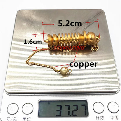 Pendant Metal Pendulum Pendulo Radiestesia Pendulums for Dowsing Spiral Pyramid Pendule Reiki