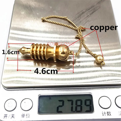 Pendant Metal Pendulum Pendulo Radiestesia Pendulums for Dowsing Spiral Pyramid Pendule Reiki