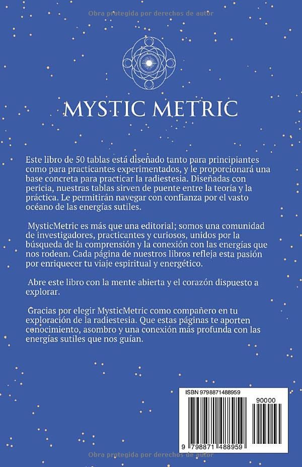 Libro 50 Plantillas Para Péndulo - Tablas Pendulo De Adivinación - Biometro De Bovis, Salud... Mysticmetric: Libro De 50 Tablas Pendulo De ... Salud... Mysticmetric (Spanish Edition)
