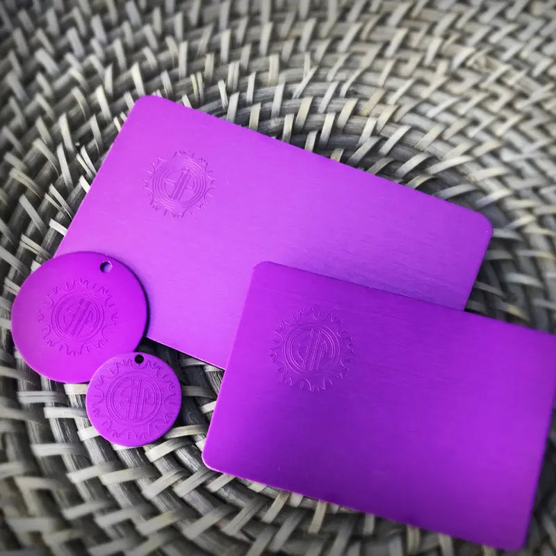 Tesla Purple Energy Small Plate. Positive Energy!