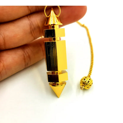 Songlong Pendule for Reiki Copper Pendant Divinatio Shape Hexagonal Pendulum Therap Pendulo