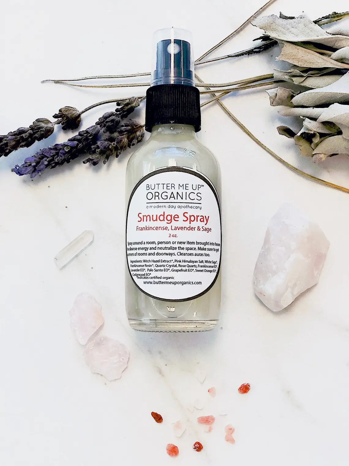 Organic Energy Cleansing Spray/ Clear Aura / Negative Energy