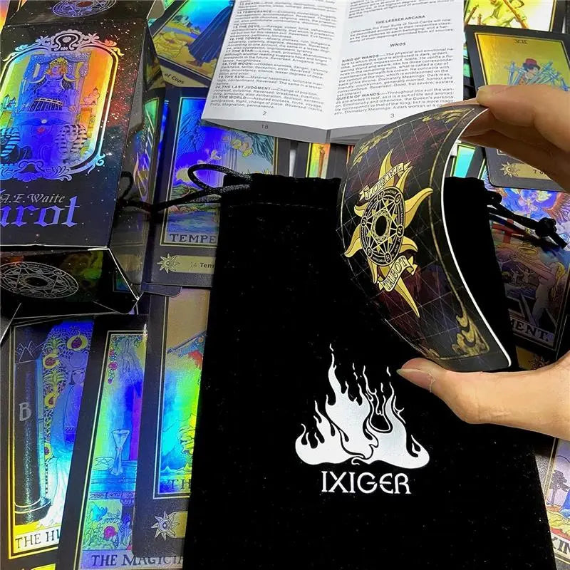 Tarot Cards,Tarot Cards with Guide Book,Tarot Deck,78 Classic Tarot Deck,Tarot Card Deck with Guide Book and Gift Bag,Fortune-Telling Game for Beginners and Experts