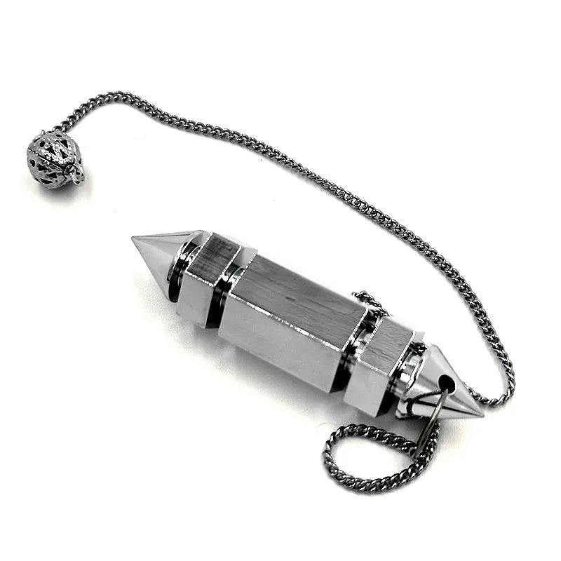 Songlong Pendule for Reiki Copper Pendant Divinatio Shape Hexagonal Pendulum Therap Pendulo