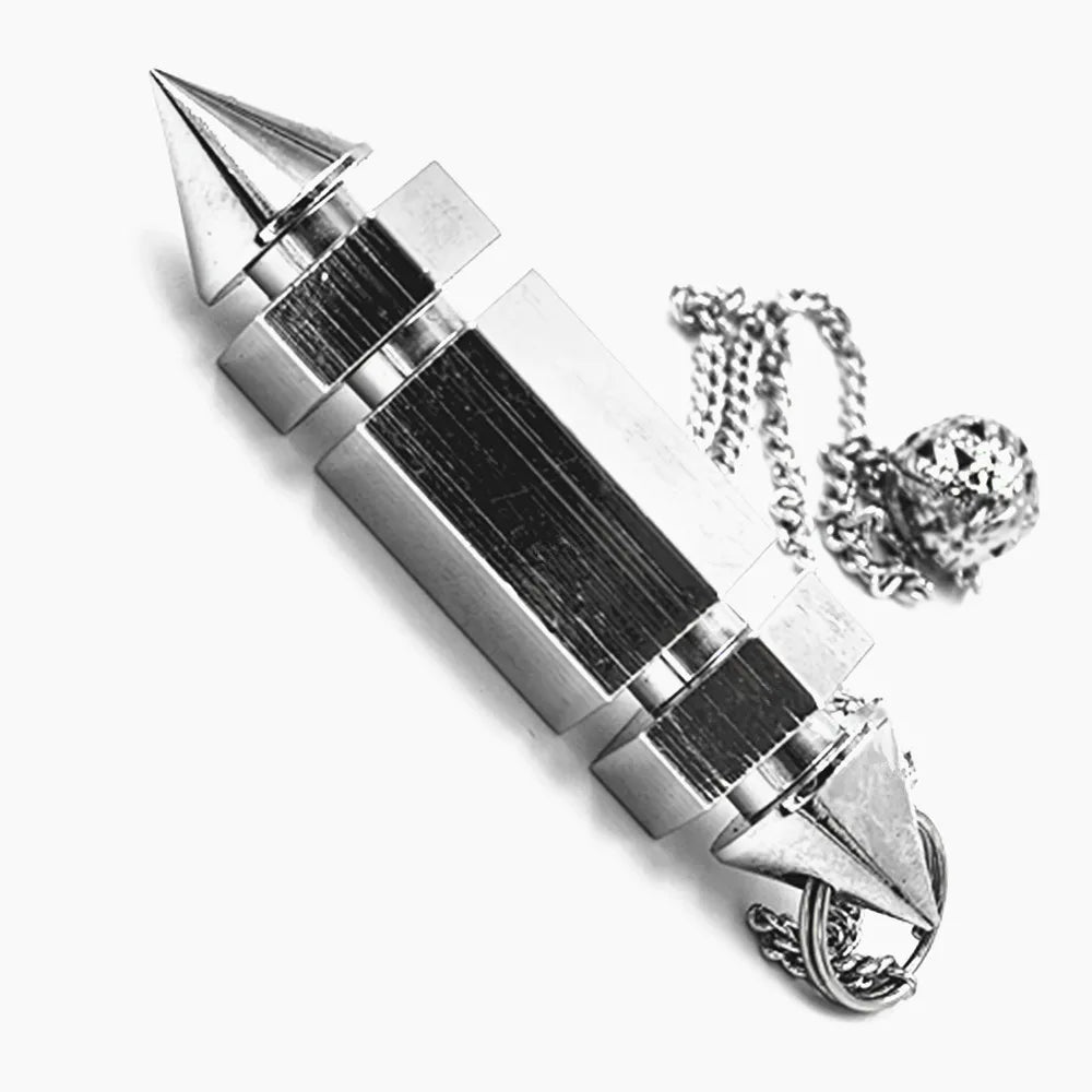 Songlong Pendule for Reiki Copper Pendant Divinatio Shape Hexagonal Pendulum Therap Pendulo