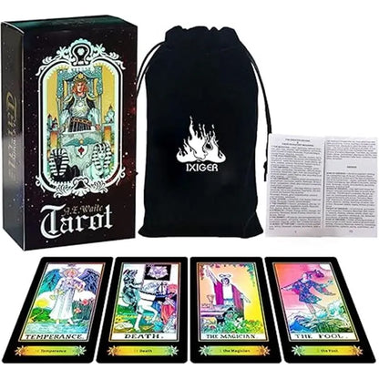 Tarot Cards,Tarot Cards with Guide Book,Tarot Deck,78 Classic Tarot Deck,Tarot Card Deck with Guide Book and Gift Bag,Fortune-Telling Game for Beginners and Experts