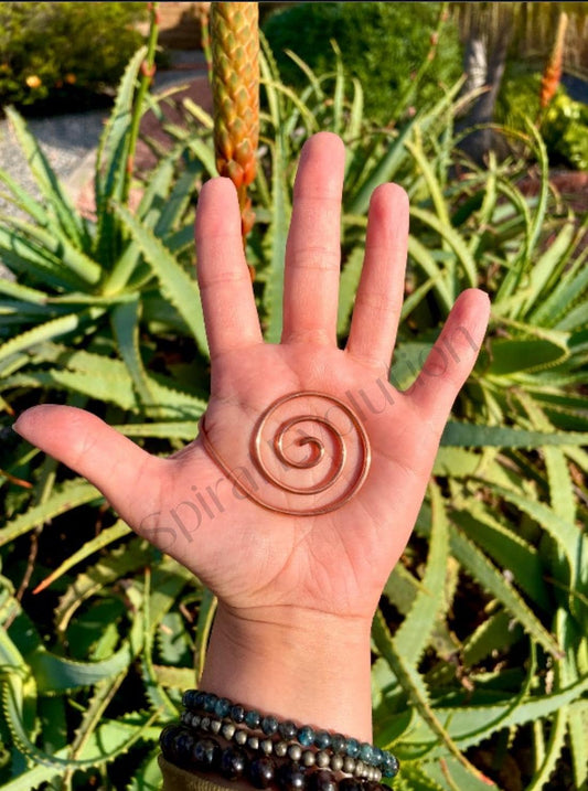 Copper Spiral Reiki Hand Enhancer - Spaced Coil